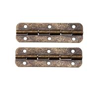 Cerniere per mobili sovrapposte Cerniere per porte 10 pezzi o 2 pezzi bronzo antico mobiletto in legno portagioie regalo contenitore for vino arredamento retrò cerniere lunghe 6 fori 51 * 16mm(10PCS)