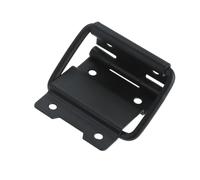 Cerniere per mobili sovrapposte Cerniere per porte 2 pezzi 6 fori supporto cerniera con anello argento/nero metallo Flight Case Toolbox for valigia bagagli Air Box accessori 60 * 35mm(Zwart)
