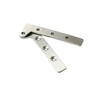 Cerniere per mobili sovrapposte Cerniere per porte Cerniera a sette ante con perno nascosto for porta offset in acciaio inossidabile, rotazione a 360 gradi(33mm x 100mm 7mm-1pcs)