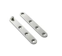 Cerniere per mobili sovrapposte Cerniere per porte Cerniera a sette ante con perno nascosto for porta offset in acciaio inossidabile, rotazione a 360 gradi(100mm x 16mm-1pcs)