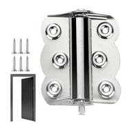 Cerniere per porta a mosca - Cerniera per porta a molla, cerniera di chiusura con rimbalzo | Cerniere per porta automatica in acciaio | Chiusura automatica della finestra color sabbia