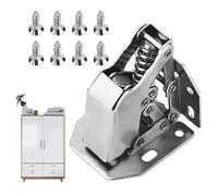 Cerniere per porta 'armadio - in metallo a tutta superficie, meccanismo a chiusura morbida, per mobili durevoli, set completo di viti | per armadi per riporre armadi