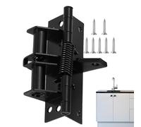 Cerniere per porta - Cerniera a molla da 10,2 cm - Cerniere per porta più vicina a molla regolabile resistente per porte interne casa