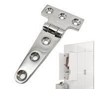Cerniere per porta della barca, 0,5 cm, in acciaio inossidabile, di grado marittimo, resistente, per portelli di barche, yacht, mobili, cassette degli attrezzi e progetti di lavorazione del legno