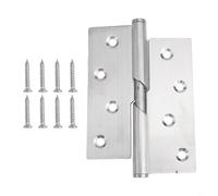 Cerniere per porta in acciaio inox, perfette per esigenze funzionali del bagno e della toilette (10,2 cm sinistra)