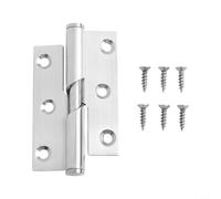 Cerniere per porta in acciaio inox, tipo sollevabile, per porte di bagno e WC, apertura sinistra e destra, per porte in legno massello e porte della stanza (7,6 cm a destra)