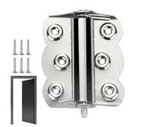 Cerniere per porta schermo - Porta regolabile con blocco automatico carichi più vicini | Cosmi primaverili resistenti alla ruggine per porte interne, schermo da terrazza, ingresso ufficio,