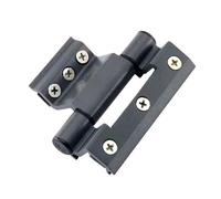 Cerniere Per Porte 1 Pezzo In Lega Di Alluminio For Porte E Finestre, Cerniera A Ponte Rotto, Isolamento, Cerniere Pieghevoli A Ponte Rotto, Ferramenta For Mobili Installazione Facile(Grey-95mm)