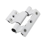 Cerniere Per Porte 1 Pezzo In Lega Di Alluminio For Porte E Finestre, Cerniera A Ponte Rotto, Isolamento, Cerniere Pieghevoli A Ponte Rotto, Ferramenta For Mobili Installazione Facile(White-90mm)