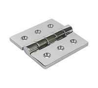 Cerniere per porte 2 pezzi, cerniera for porta dell'armadio, una coppia di cerniere quadrate spesse, for porte e finestre, in acciaio inox, for carichi pesanti, cerniere in fusione, robuste e robuste.