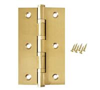 Cerniere per porte a 4 pezzi, robuste cerniere per armadi in ottone da 50 mm,Cerniere mute in rame più resistenti