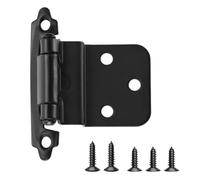 Cerniere per porte a chiusura automatica, Inserire Cerniere for Armadi A Molla Con Chiusura Automatica Nere 30 Pz