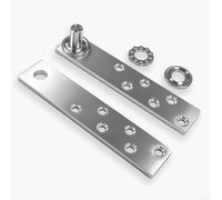 Cerniere per porte a scomparsa resistenti, con rotazione a 360° e nucleo liscio con cuscinetto a sfera, cerniere invisibili in acciaio inox per porte in legno, alluminio e vetro