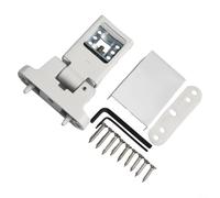 Cerniere per porte, cerniere per porte in PVC resistente verso l'interno e verso l'esterno, cerniere per porte a 3 fori regolabili per porte in uPVC