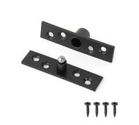 Cerniere per porte con cuscinetti a sfera Cerniere 1 Cerniera Girevole A 360° In Acciaio Inossidabile For Impieghi Gravosi Con Perno Rotante Nascosto E Viti(Zwart)