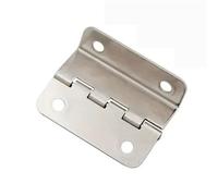 Cerniere per porte con cuscinetti a sfera Cerniere 4 Pezzi Con Cerniera Ad Angolo Retto Tripla(Silver)