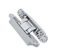 Cerniere per porte con cuscinetti a sfera Cerniere Cerniera Di Porta Invisibile Regolabile Da 180 Gradi Pesante Con Nascosta 80 Kg 177 * 28 Mm(G80 Slivery 1price)