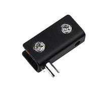 Cerniere per porte con cuscinetti a sfera Cerniere Cerniera Girevole In Vetro Con Clip Rotante, Albero Acciaio Inossidabile For Ferramenta Armadi Da 5-8 Mm(Zwart)