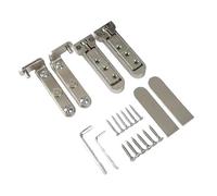 Cerniere per porte con cuscinetti a sfera Cerniere Porta Interna In Legno, Girevole, Pivotante, Regolabile, Invisibile, Auto-cerniera(Silver)