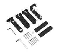 Cerniere per porte con cuscinetti a sfera Cerniere Porta Interna In Legno, Girevole, Pivotante, Regolabile, Invisibile, Auto-cerniera(Zwart)