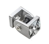 Cerniere per porte con cuscinetti a sfera per impieghi gravosi Connettore giunto pivot flessibile Cerniera in alluminio pressofuso for profili estrusi in alluminio serie 20/30/40/45(4545)