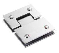 Cerniere per porte doccia in vetro Glass door hinge 90/135/180 degrees wall-to-glass hinge Suitable for 8-12 mm glass(180 Degree Glass to Glass)