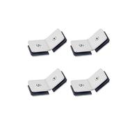 Cerniere per porte doccia in vetro Glass hinge 4 pieces 8-12 mm 304 stainless steel glass door partition accessories(135° bilateral clip)