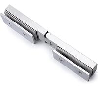 Cerniere per porte doccia in vetro Glass Shower Door Hinges Pivot Hinge 304 Stainless Steel 180 Degree 8-12mm Multicolor(Silver)