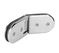 Cerniere per porte doccia in vetro Stainless steel glass door hinge, 90-180 degrees, suitable for 8-12 mm glass(135 Degree Glass to Glass)