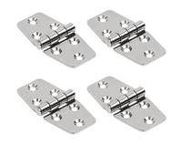 Cerniere per porte in acciaio inossidabile 316 di grado marino da 4 pezzi per barche e portelli - 76x38mm