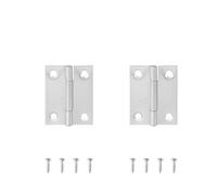 Cerniere per porte in legno, Confezione da 2 cerniere pieghevoli 270 gradi in acciaio inox multicolore for ante di armadi e mobili(Silvery 50.3mm 2pcs)