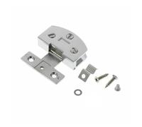 Cerniere Per Porte In Vetro 4 pezzi cerniera for porta in vetro ad apertura libera in lega di zinco for mobiletto for vino for esposizione clip ferramenta for mobili(Silver)