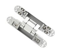 Cerniere per Porte Regolabili Cerniere per Porte Nascoste Silenziose e Resistenti All'usura Cerniera per Porta Pieghevole con Angolo di Apertura 180 con Viti a Chiave Esagonale