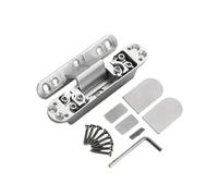 Cerniere per porte silenziate invisibili in lega di alluminio resistente Cerniera di testa regolabile Cerniera a 125 gradi Cerniera nascosta Cerniera a scomparsa per porta pieghevole durevole Cerniere