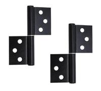 Cerniere per porte staccabili in acciaio inossidabile 304 Vite di rotazione a 360 gradi per carichi pesanti fissata per mobili e porte black_2pcs 3inch