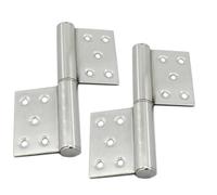 Cerniere per porte staccabili per carichi pesanti fisse a vite in acciaio inossidabile 304 resistente alla ruggine per armadi e mobili silver_2pcs 5inch