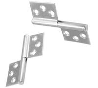 Cerniere per porte staccabili per carichi pesanti fisse a vite Rotazione di 360 gradi in acciaio inossidabile 304 per armadietti e mobili silver_2pcs 3inch