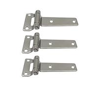 Cerniere pesanti 3pcs cerniere in acciaio inox di grado marino T cerniere per container camion porte casse di legno raccordi per barche