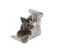 Cerniere pieghevoli auto-bloccabili, supporto per Staffe di bloccaggio for gambe pieghevoli for tavolo, raccordi a 90 gradi, confezione da 4, multicolore(Silver)