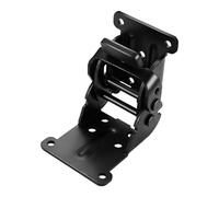 Cerniere pieghevoli con blocco automatico Cerniere pieghevoli autobloccanti 180/90 gradi for tavoli, nero/argento, confezioni da 1, 3-4, 4(Black 1pcs)