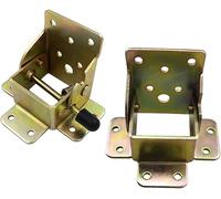 Cerniere pieghevoli rimovibili Cerniera con cuscinetti a sfera for porta, confezione da 4 staffe pieghevoli a 90 gradi-Cerniera autobloccante-Raccordi for gambe-Tavolo pieghevole telescopico nascosto