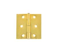 Cerniere Quadre - 30 X 30 Mm. - Ottonato - 2 Pz.