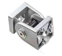 Cerniere regolabili, cerniere di chiusura for porte, 2 pezzi, connettore a giunto girevole flessibile, cerniera in alluminio pressofuso for profili estrusi in serie 20, 30, 40 e 45(4545)