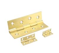 Cerniere ribaltabili, Cerniera for armadio in ottone dorato 1-4 pollici 4 pz(3 inch)