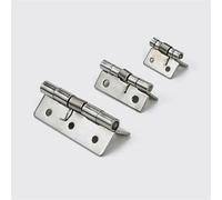 cerniere Scatola di distribuzione pieghevole con cerniera piatta a quattro fori in acciaio inossidabile 304 Armadio elettrico portante CL253 1 pz(Vibranium 3)