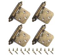 Cerniere semi nascoste per armadietti da cucina, 4 pezzi, cerniere antiche per mobili e ante