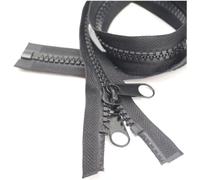 Cerniere separabili 60cm plastica nero 2 pezzi, campeggio, tende, sacco