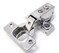 Cerniere SoftClose, Cerniera a Braccio Corto, Cerniere per Armadi Soft Close per Telaio Frontale della Cucina Librerie Collegamento alla Porta Cuscinetto Ammortizzatore per Armadio Speciale Piccolo
