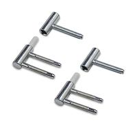 Cerniere Sportello, Cardini per Porta, 3 pezzi, in Acciaio per Porte Interne, Porta in Legno, 2 pezzi