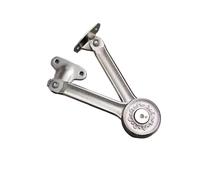Cerniere Supporto Coperchio 1 pz cerniere idrauliche di arresto porta dell'armadio da cucina cerniera lucida regolabile mobili sollevare aletta supporto hardware(Nickel plating 1Pcs)